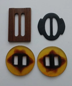 Vintage Belt Buckles Set of 4 - Picture 1 of 2