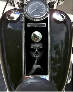 Inserto de tablero de cráneo silencioso Shhh. Se adapta a Harley Road King Dash 2008-2023+. Hecho en EE. UU. - Imagen 1 de 6