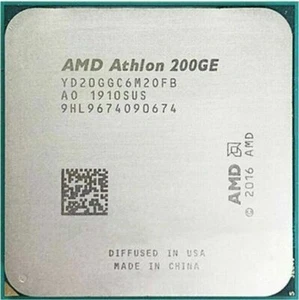 AMD Athlon 200GE 3.2 GHz Dual-Core 4 Threads 5MB Socket AM4 35W CPU Processor - Picture 1 of 1