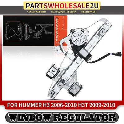 Rear Left Power Window Regulator w/ Motor for Hummer H3 2006-2010 H3T 2009-2010 - Image 1 of 4