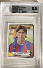 Panini Champions of Europe 74 Messi BGS 8.5