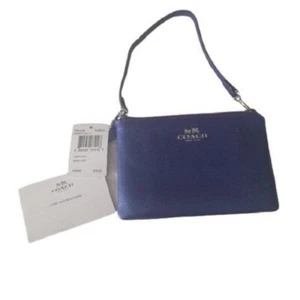 Coach Handgelenktasche SV/Metallic Lila Iris Eckreißverschluss - Bild 1 von 10