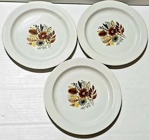 Placas de tono madera Georges Briard de 6". Lote de 3. De colección. Coleccionables florales  - Imagen 1 de 8