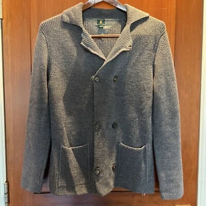 Robert Talbott - $425 Peacoat Sweater Merino Wool Italy Medium (40 US 50 EU) - Picture 1 of 14