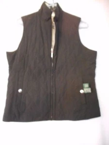 Lauren Ralph Lauren Steppweste schwarz Wende Gr. M Trense Muster innen - Bild 1 von 9