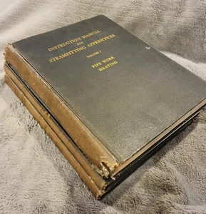Instruction Manual For Steamfitting Apprentices, Complete 3 Volume Set, 1940 - Picture 1 of 11