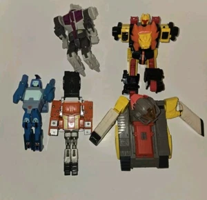 Vintage Late 80s Lot Of 5 Hasbro Transformers Toys Retro Robot Alien Collectible - Picture 1 of 11