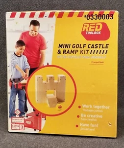 Minigolf Castle & Ramp Carpentry Kit - Red Toolbox #0330003 - Bild 1 von 3