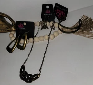 Nice New 4pc jewelry Brass Cute Matching Set Great Gift Idea🎁 L29 - Picture 1 of 2