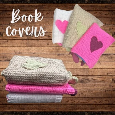HEART BOOK COVER Easy Knitting Pattern  - Image 1 of 2