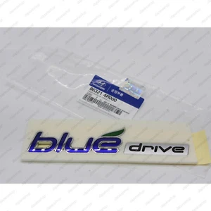 86321 4R000 Genuine "blue drive" Trunk Emblem Blue for 2011 2015 HYUNDAI Sonata - Picture 1 of 2