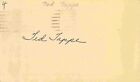 TED TAPPE Vintage Government Post Card GPC Signed Autograph