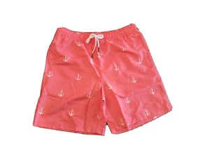 Herren Badehose Größe SMALL - rosa mit Anker - Bild 1 von 2
