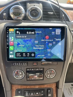 10.1" For Buick Enclave 2008-2012 Android14 CarPlay Car Radio Stereo GPS +camera Foto 1 de 4