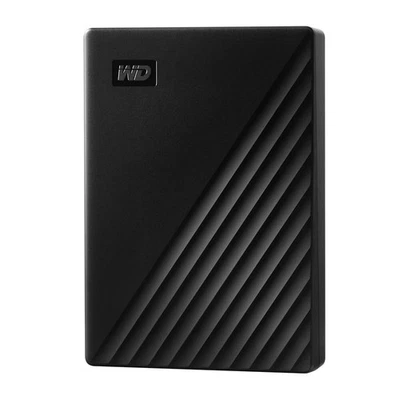 WD 5TB My Passport, Portable External Hard Drive, Black, backup software with... - Image 1 of 4