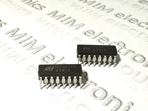 HCF4027BF Cantidad2 STMelectronics DUAL J-K Maestro-Esclavo FLIP-FLOP CDIP16 4027 - Imagen 1 de 3