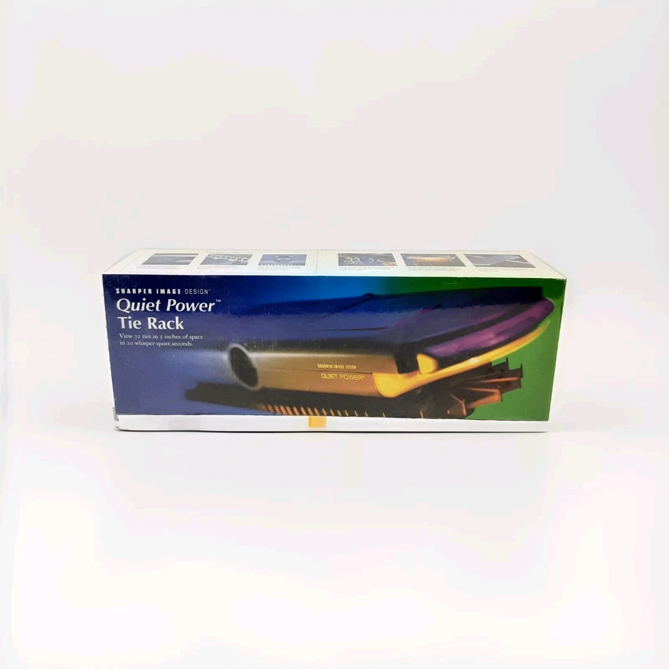 Sharper Image Quiet Power Tie Rack 72 Ties in 5 Inches S1614