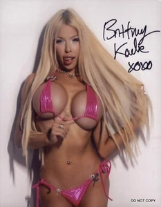Brittney Kade autographed TS Model RP 8x10 Photo RP0314 - Picture 1 of 1