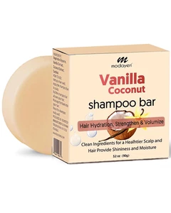 Vanilla Coconut Shampoo Bar - Natürliche Haarpflege, seidige Geschmeidigkeit und Pflege - Bild 1 von 12