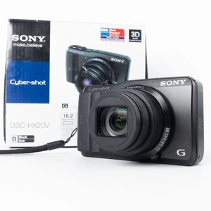 Sony Cyber-shot DSC-HX20V 18.2MP Compact Digital Camera 20x Zoom - Black_ - Bild 1 von 14