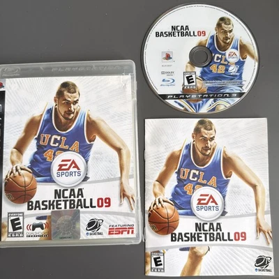 NCAA Basketball 09 (Sony PlayStation 3, 2008) PS3 Completo con Manual CIB Foto 1 de 4