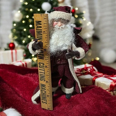 Santa OOAK Artisan 1:12 比例娃娃屋签名拇指纹艺术 Penny Collins  — 第 1/4 张图片