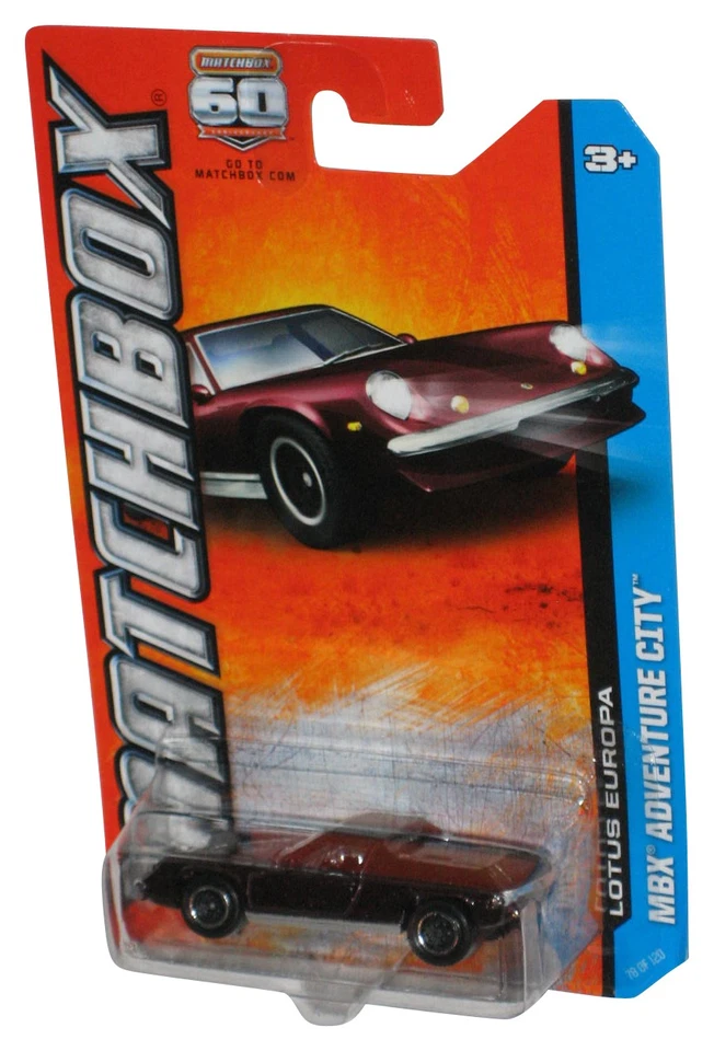 Matchbox MBX Adventure City (2012) Purple Lotus Europa Car 78/120 - Image 1 of 1