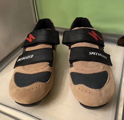 Zapatillas deportivas especializadas para bicicleta de montaña MTB gamuza ciclismo 610-1244 talla 10,5 EE. UU. NW Foto 1 de 4