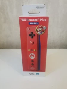 Nintendo Wii Remote Plus Controller Rot Mario Edition OVP Motion Wii U Wii - Bild 1 von 8