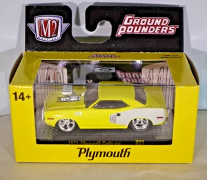 1/64th M2 Machines Ground Pounders R33 1971 Plymouth Cuda 440 - Picture 1 of 1
