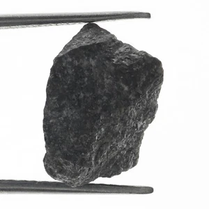 Piedra preciosa suelta negra de 6,10 quilates, diamante rugoso natural real, diamante crudo sin cortar 12 mm - Imagen 1 de 6