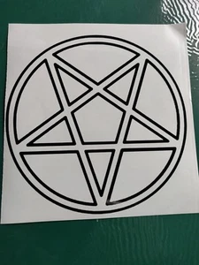 Pentagram - Car/Van/Camper/Bike Decal Sticker Vinyl Graphic - Picture 1 of 4