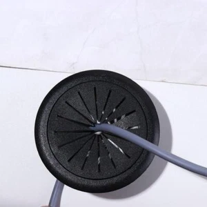 Plastic Cable Hole Cover Dustproof Desk Cord Grommet Line Storage Holder Table - Afbeelding 1 van 16