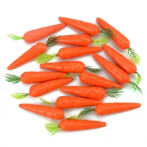 30 un. mini zanahorias espuma de plástico artificial zanahoria boda Navidad decoración familiar - Imagen 1 de 11