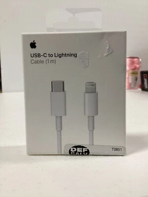 Apple MQGJ2AM/A 1m USB-C to Lightning Cable - White - Image 1 of 2