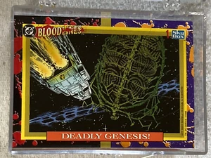 Juego base de tarjetas coleccionables SkyBox DC Bloodlines 1993 casi nuevo 1-81 con envoltorio - Imagen 1 de 4