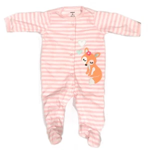 Pijama de lana de una sola pieza para niñas Carter's - Love Fox - 6 m - Imagen 1 de 2