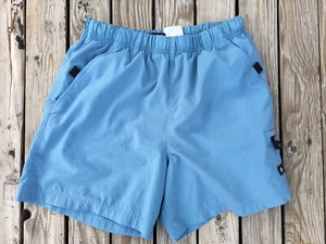 Nike ACG Blue Mesh Lined Outdoor Sport Shorts Size M(8-10) Women’s Inseam 6” - Picture 1 of 12