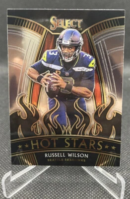 Russell Wilson 2020 Select Hot Stars Insert Seattle Seahawks C20 - Image 1 of 2