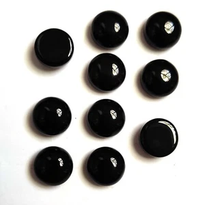 Natural Indian Onyx Loose Gemstone Round Cabochon - Picture 1 of 8