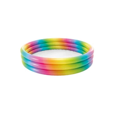 INTEX 58439NP Pool 3-Ring "Rainbow Ombre" 147x33cm Planschbecken Kinder Kids - Bild 1 von 3