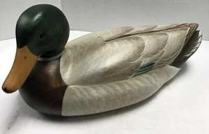 Ducks Unlimited Lac La Croix 91-92 DUCK DECOY Mallard Robert Capriola 2285 18” - Picture 1 of 4