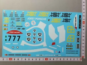 DECALS 1/24 PORSCHE 956 - #7 ou #8 " NEW MAN " - LE MANS 1985 - COLORADO VV24091 - Foto 1 di 1