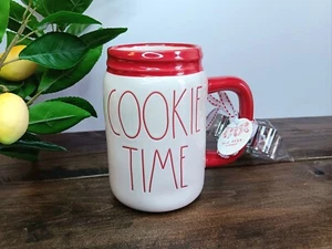 NEW RAE DUNN Holiday Christmas "COOKIE TIME " Mug W/ Cookie Cutter And Gift Tag - Picture 1 of 8