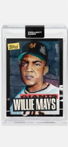 TOPPS PROJECT 2020 CARD 1952 TOPPS GIANTS WILLIE MAYS #101 by JACOB ROCHESTER - Picture 1 of 4