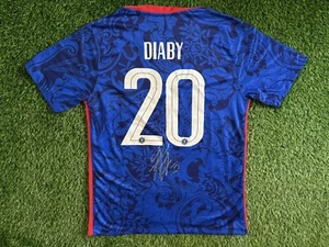 CAMISA FRANCIA GENUINA MOUSSA DIABY FIRMADA, PRUEBA DISPONIBLE - Imagen 1 de 1