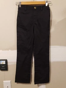 Lot of 3 pairs French Toast Girls Stretch Pull-On Uniform Pants Black Blue Sz 7 - Picture 1 of 7