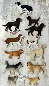 Lote de 13 perros Schleich cachorros border collie laboratorio Golden Jack Russel - Imagen 1 de 3