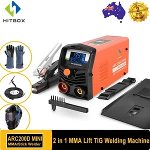 ARC 200D Inverter Welder DC MMA ARC IGBT 200A Welding Machine Stick LED Display - Picture 1 of 19