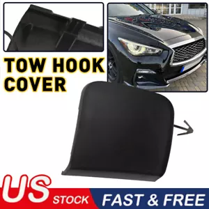 Front Bumper Tow Hook Eye Cover Cap For 2018-2021 Infiniti Q50 622A1-6HH0A USA - Picture 1 of 10